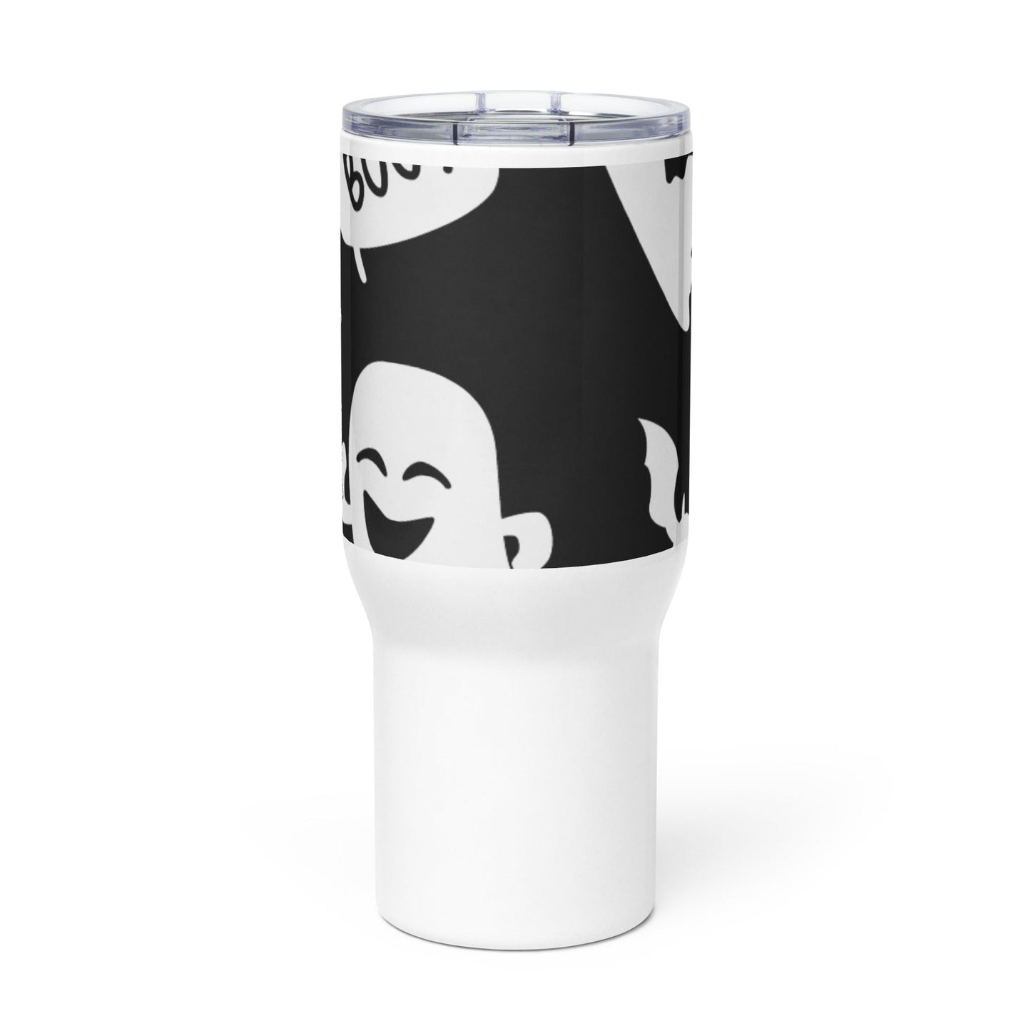 Spooky & Cute Personalized Travel Mugs | Customizable Drinkware On the Go | Travel mug with a handle