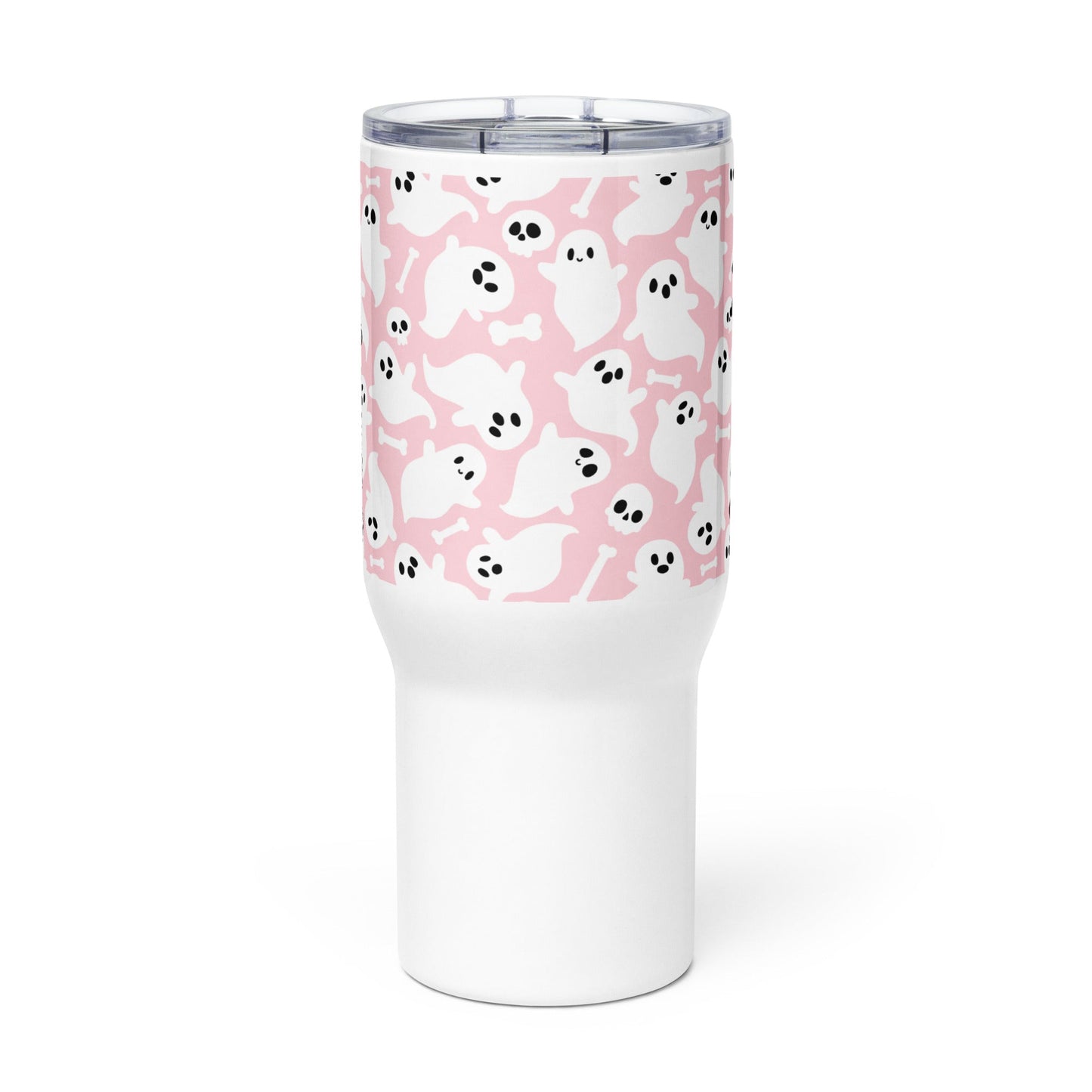 Spooky & Cute Personalized Travel Mugs | Customizable Drinkware On the Go | Travel mug with a handle