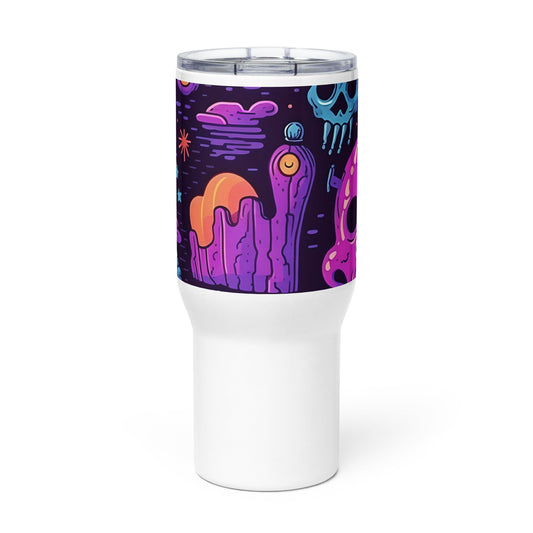 Spooky & Cute Personalized Travel Mugs | Customizable Drinkware On the Go | Travel mug with a handle