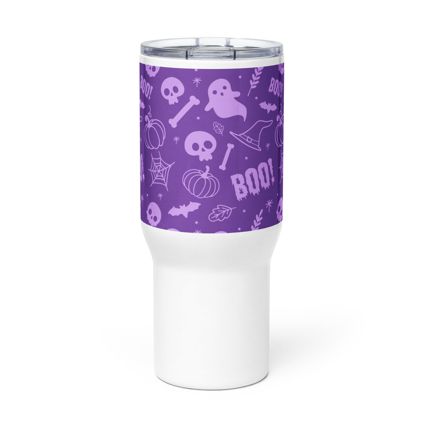 Spooky & Cute Personalized Travel Mugs | Customizable Drinkware On the Go | Travel mug with a handle