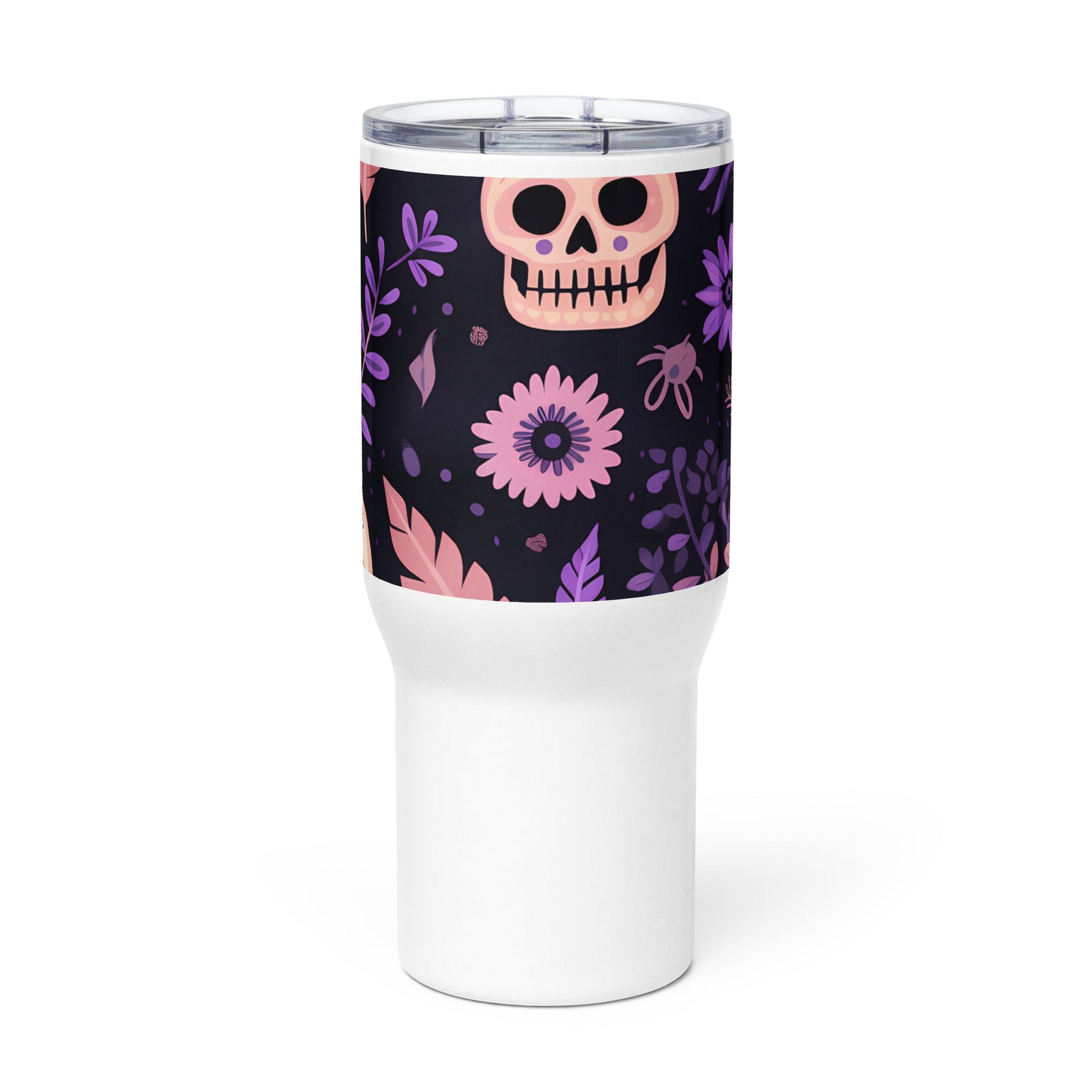 Spooky & Cute Personalized Travel Mugs | Customizable Drinkware On the Go | Travel mug with a handle