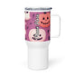 Spooky & Cute Personalized Travel Mugs | Customizable Drinkware On the Go | Travel mug with a handle