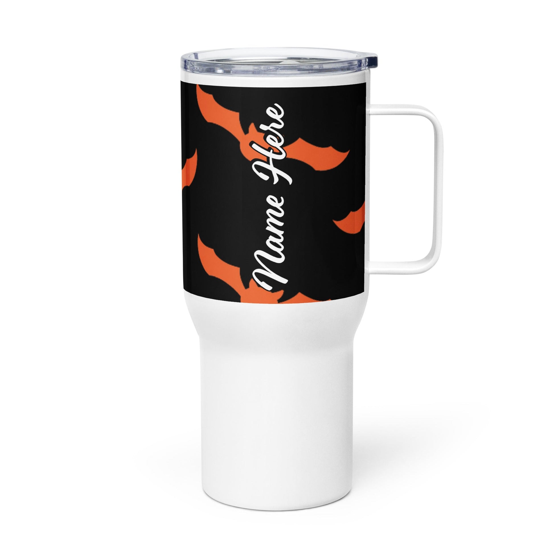 Spooky & Cute Personalized Travel Mugs | Customizable Drinkware On the Go | Travel mug with a handle