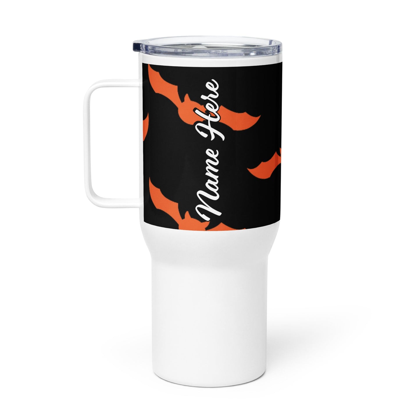 Spooky & Cute Personalized Travel Mugs | Customizable Drinkware On the Go | Travel mug with a handle